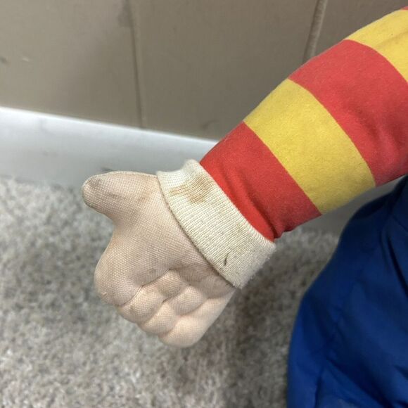 Vintage My Buddy Doll 1985 Hasbro Original Outfit Blue Eyed Brown Hair Hat - Picture 3 of 10